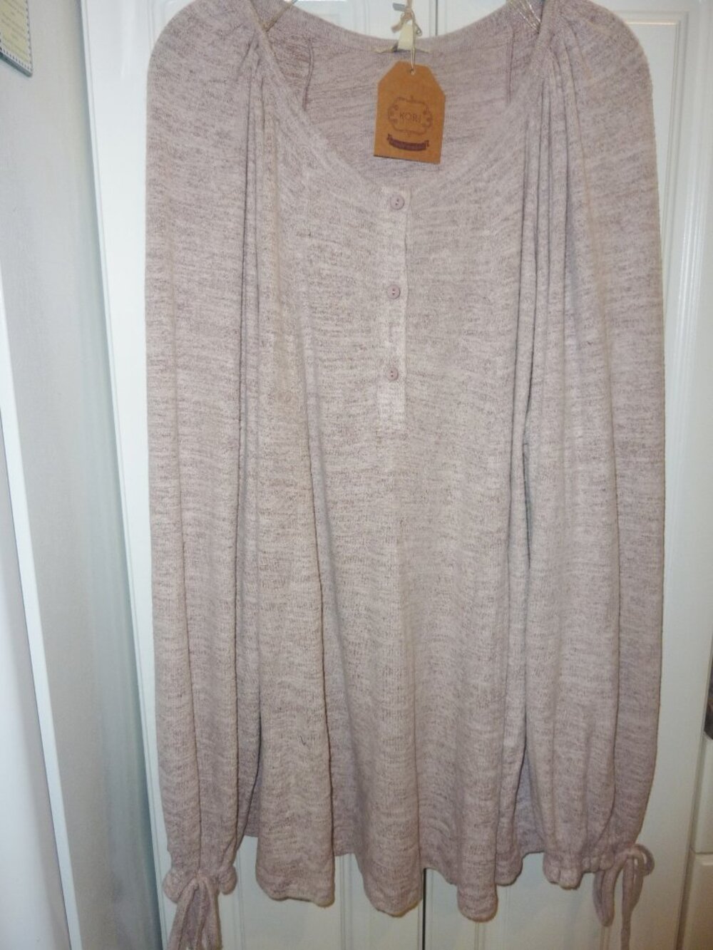 NWT Kori America Lighweight Long Sleeve Sweater Size 2X